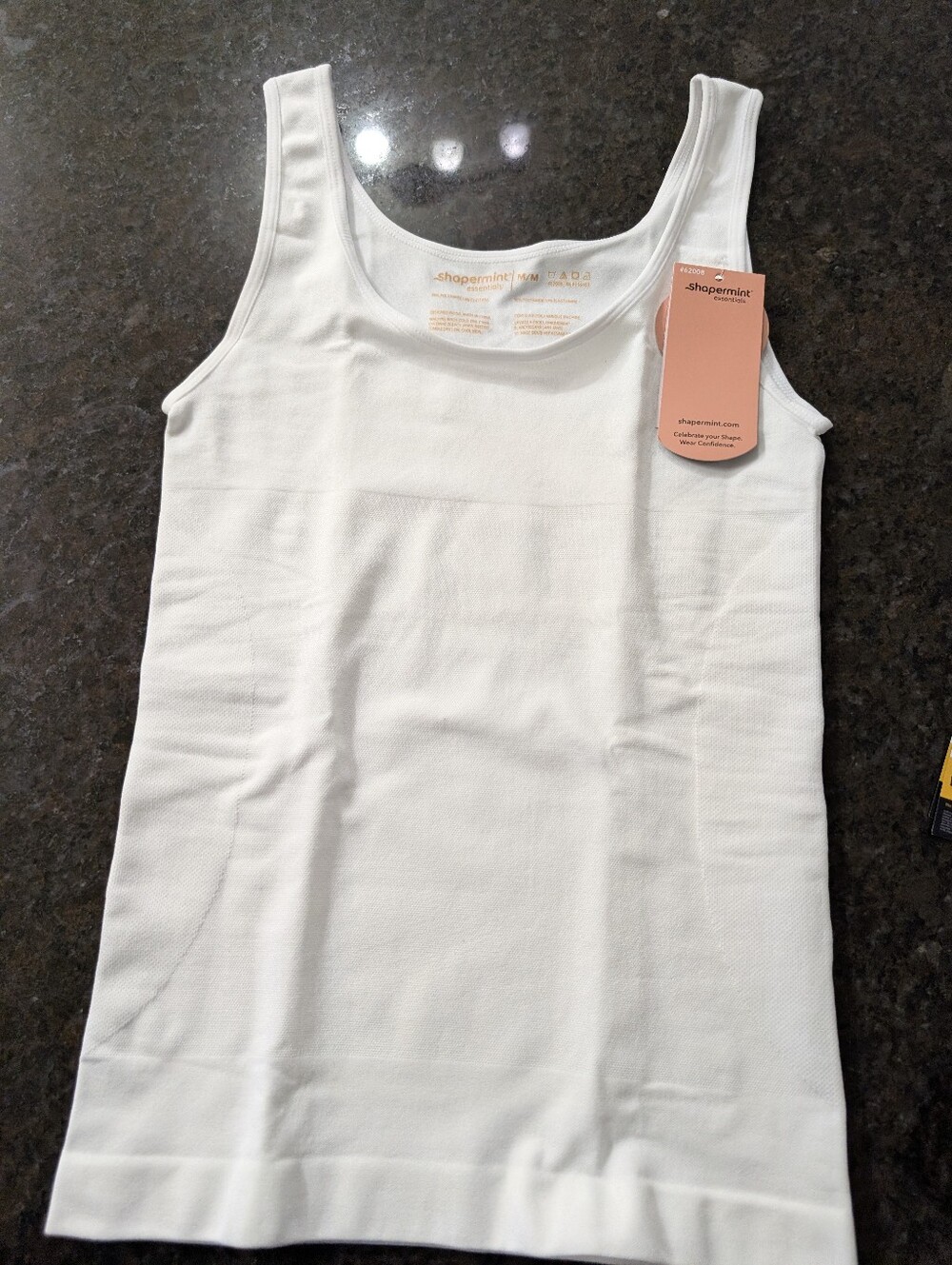 Shapermint White All day everyday Tank